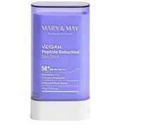 MARY &amp; MAY Apsauginis kremas nuo saulės SPF 50+ veganiškas peptidų bakuchiolio ekstraktas (apsauginis kremas nuo saulės) 18 g