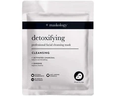maskology DETOXIFYING Professional Sheet Mask valomoji lakštinė veido kaukė, 20 ml