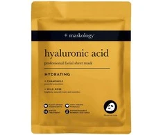 maskology HYALURONIC ACID Professional Sheet Mask lakštinė veido kaukė su hialuronu, 22 ml