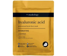 maskology HYALURONIC ACID Professional Sheet Mask lakštinė veido kaukė su hialuronu, 22 ml