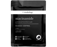 maskology NIACINAMIDE Professional Sheet Mask lakštinė veido kaukė su niacinamidu, 22 ml