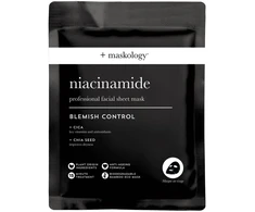 maskology NIACINAMIDE Professional Sheet Mask lakštinė veido kaukė su niacinamidu, 22 ml