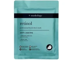 maskology RETINOL Professional Sheet Mask lakštinė veido kaukė su retinoliu, 22 ml