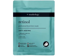 maskology RETINOL Professional Sheet Mask lakštinė veido kaukė su retinoliu, 22 ml