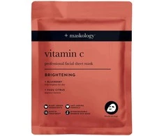 maskology VITAMIN-C Professional Sheet Mask lakštinė veido kaukė su vitaminu C, 22 ml