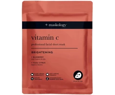 maskology VITAMIN-C Professional Sheet Mask lakštinė veido kaukė su vitaminu C, 22 ml