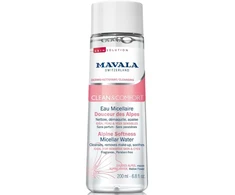 Mavala Clean &amp; Comfort Fragrance-Free Cleansing &amp; Soothing Micellar Vanduo Sensitive, 200 ml