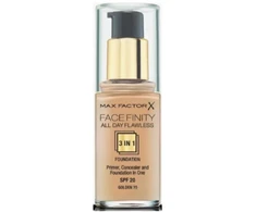 Max Factor Facefinity 3 In 1 Primer, Maskuoklis And Foundation Spf20 75 Golden, 30 ml
