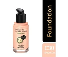 Max Factor Facefinity All Day Flawless makiažo pagrindas moterims 30 ml, spalva: C30 Porcelain