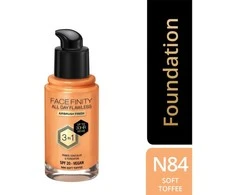 Max Factor Facefinity All Day Flawless makiažo pagrindas moterims 30 ml, spalva: N84 Soft Toffee