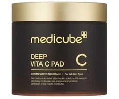Medicube Deep Vita C Pads skaistinantys valomieji padeliai veidui su vitaminu C, 150 g / 70 vnt.