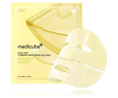 Medicube Kojic Acid Turmeric Brightening Gel Mask skaistinamoji lakštinė veido kaukė, 28 g