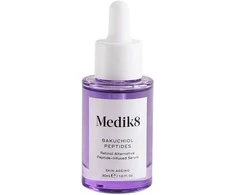Medik8 Senėjimą stabdantis serumas Bakuchiol Peptides (retinolio alternatyviais peptidais praturtintas serumas), 30 ml