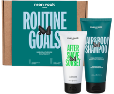 Men Rock ROUTINE GOALS Basic Grooming Routine Kit Plaukų ir odos priežiūros priemonių rinkinys vyrams, 1vnt