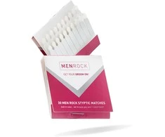 Men Rock Styptic Matches Kraujavimą stabdantys degtukai, 20 vnt.