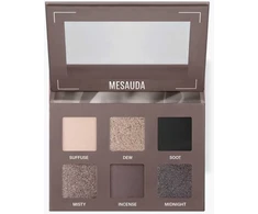 Mesauda Bare Harmony Eyeshadow Palette akių šešėlių paletė, atspalvis: 202 Deep Smoky, 6 g