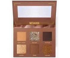 Mesauda Bare Harmony Eyeshadow Palette akių šešėlių paletė, atspalvis: 203 Cool Bronze, 6 g