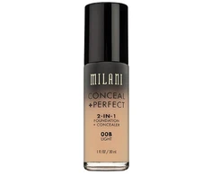 Milani Conceal + Perfect Natural Liquid Foundation &amp; Maskuoklis 2-In-1 00B Light, 30 ml