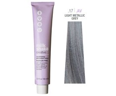 Milk Shake Creative SLS/SLES-Free Permanent Hair Dye .17.AV Light Metallic Pilkas, 100 ml
