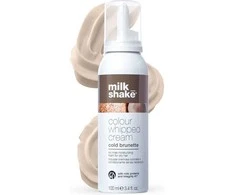 Kondicionuojančios dažomosios putos MILK SHAKE Colour whipped cream ,,Cold Brunette", 100m
