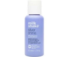 Milk Shake Sidabrinis Shine Hair Šampūnas For Neutralisation Of Geltona Tones, 50 ml