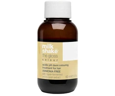 Milk Shake The Gloss Acidic pH Demi-Permanent Colour 10.1 Demi-Permanent Hair Dye 10.1 Platinum Skirtas šviesiems plaukams, 60 ml