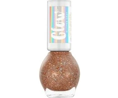 „Miss Sporty Glow Glitter Coat“ 040 „Golden Warmth“, 7 ml