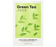 Missha Airy Fit Sheet Mask [Žalias Tea] lakštinė veido kaukė, 19 ml