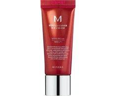 Missha M Perfect Cover BB Kreminis EX BB veido kremas, atspalvis: Warm rusvai gelsvas, 20 ml