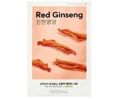 Missha maitininantis sheet mask Raudona Ginseng (Airy Fit Sheet Mask) 19 g