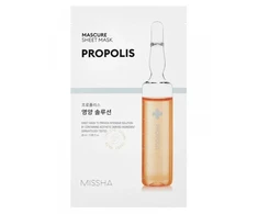 MISSHA MASCURE SHEET MASK PROPOLIS - maitinamoji propolio lakštinė kaukė, 28 ml