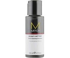 „Mitch by Paul Mitchell“ plaukų priežiūros priemonė „Heavy Hitter“ be parabenų, giliai valomoji plaukų kaukė, 50 ml