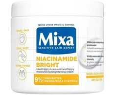 Mixa Niacinamide Bright Moisturising Anti-Dark Spot Kreminis skaistinantis ir drėkinantis veido kremas, 400 ml