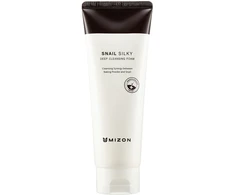 Mizon Kasdienės valomosios veido putos „Snail Silk y“ (giliai valomosios putos), 150 ml