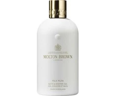 Molton Brown Milk Musk Bath &amp; Dušo želė dušo želė, 300 ml