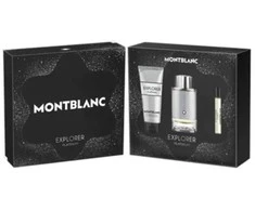 Mont Blanc Montblanc Explorer Platinum Eau De Perfume Purškiklis, 100 ml Set 3 Pieces