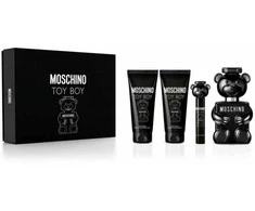 Kvepalų rinkinys vyrams Moschino Toy Boy (EDP, 100 ml + dušo želė, 100 ml + kūno losjonas, 100 ml + EDP, 10 ml)