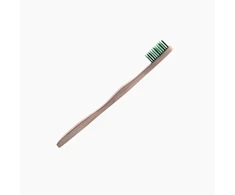 moti-co Bamboo Toothbrush With Charcoal Infused Bristles Minkštas bambukinis dantų šepetėlis, 1vnt