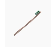 moti-co Bamboo Toothbrush With Charcoal Infused Bristles Minkštas bambukinis dantų šepetėlis, 1vnt