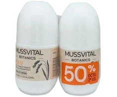 Musvital Mussvital Botanics Dezodorantas Forte 75ml rinkinys 2 vienetai