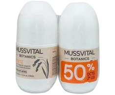 Musvital Mussvital Botanics Dezodorantas Forte 75ml rinkinys 2 vienetai