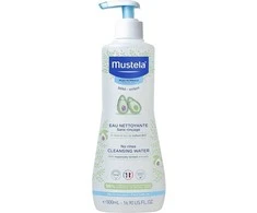 Mustela Bébé No-Rinse Valomasis Vanduo veido ir kūno prausiklis be nuplovimo, 500 ml