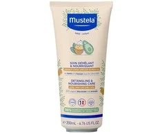 Mustela Sviestmedžių aliejumi &amp; Avocado Hair Kremas Treatment Šukavimą palengvinantis &amp; glotninantis, 200 ml
