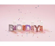 Nailmatic KIDS Glitter Body Gel Rollette Raspberry tepamas kūno blizgesys, 20 ml