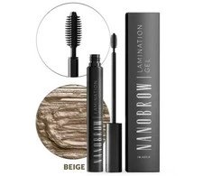 Nanobrow antakių laminavimo gelis rusvai gelsvas 7ml