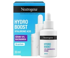 Neutrogena Hydro Boost Serum 10% Niamicidal veido serumas su niacimidu, 30 ml
