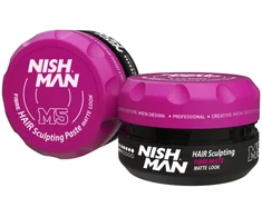 NISHMAN Fibre Hair Sculpting Paste Matte Look plaukų modeliavimo pasta, 132 g
