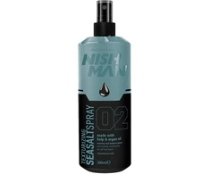 NISHMAN Sea Salt Purškiklis 02 plaukų purškalas su jūros druska, 200 ml