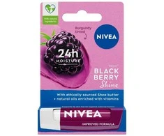 Nivea 24H Moisture Lip Blackberry Shine, 4,8 g