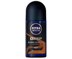 Nivea Desodorante Roll On, 50 ml Men Deep Espresso Juodas Carbon